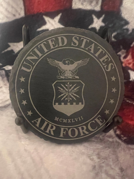 Air Force Design Slate Coaster
