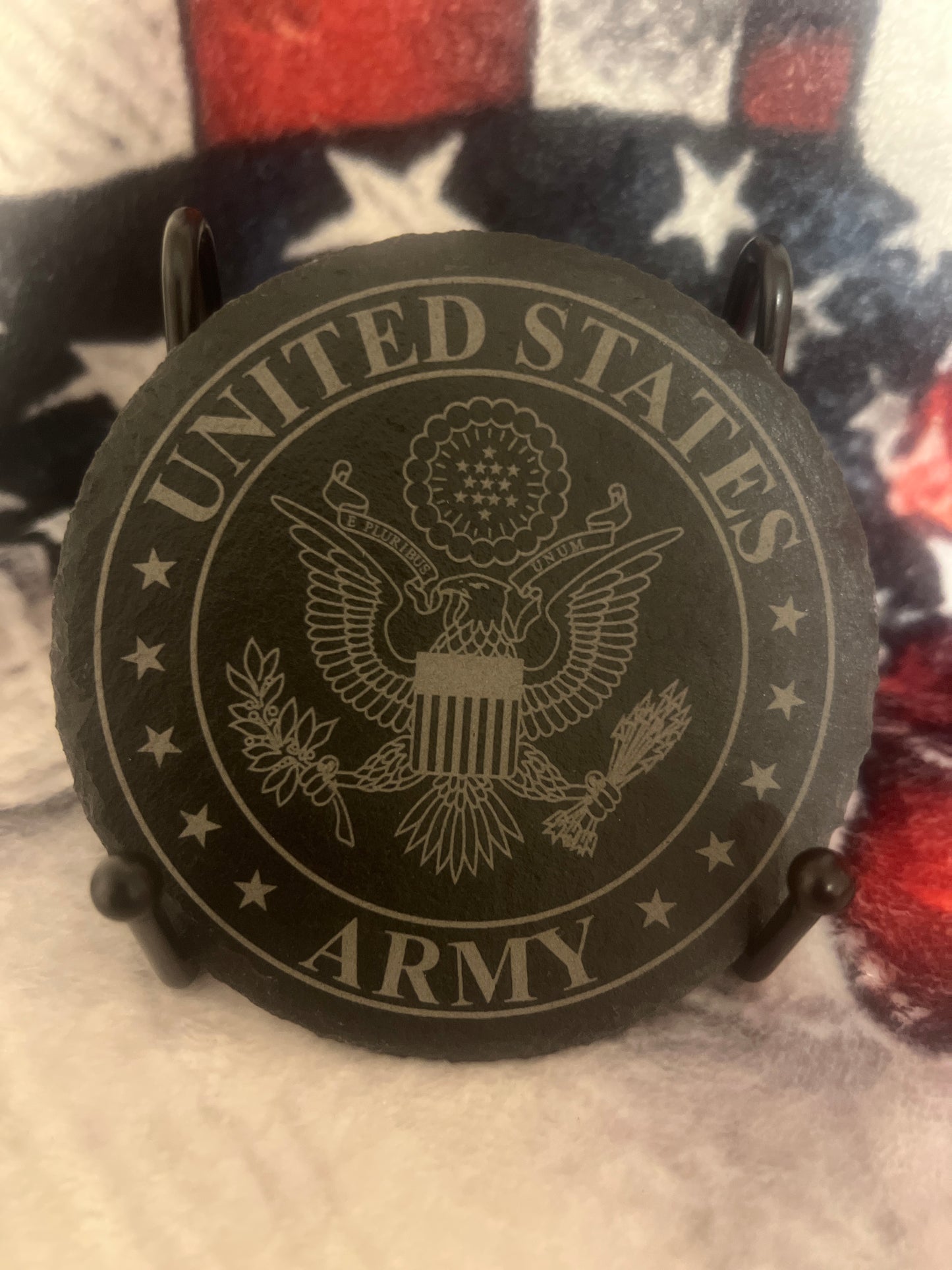 Army Design Slate Coaster